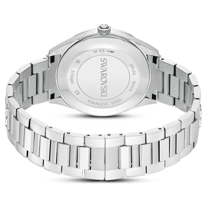 Matrix Date-klokke, sveitsiskprodusert, metallarmbånd, sølvfarget, rustfritt stål Matrix Date-klokke, sveitsiskprodusert, metallarmbånd, sølvfarget, rustfritt stål