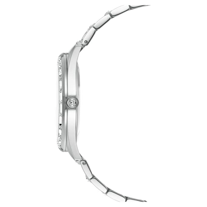 Matrix Date-klokke, sveitsiskprodusert, metallarmbånd, sølvfarget, rustfritt stål Matrix Date-klokke, sveitsiskprodusert, metallarmbånd, sølvfarget, rustfritt stål
