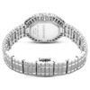 Matrix Octagon-klokke med baguetteslipte steiner, metallarmbånd, sølvfarget, rustfritt stål Matrix Octagon-klokke med baguetteslipte steiner, metallarmbånd, sølvfarget, rustfritt stål