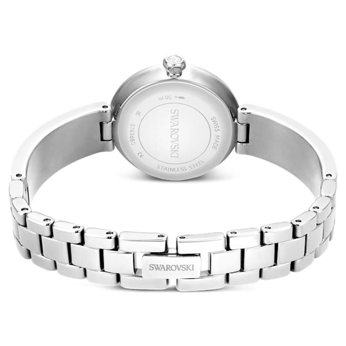 Matrix Pearl armbåndsur, sveitsiskprodusert, krystallarmbånd, hvitt, rustfritt stål Matrix Pearl armbåndsur, sveitsiskprodusert, krystallarmbånd, hvitt, rustfritt stål