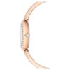 Matrix Pearl Bangle-armbåndsur, sveitsiskprodusert, krystallarmbånd, hvitt, rosagullfarget finish Matrix Pearl Bangle-armbåndsur, sveitsiskprodusert, krystallarmbånd, hvitt, rosagullfarget finish
