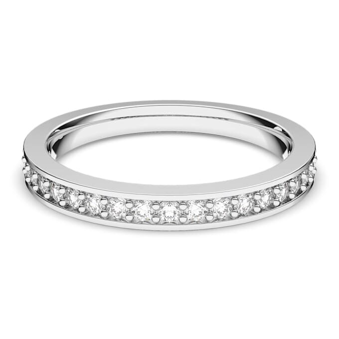 Matrix-ring, hvit, rhodiumbelagt Matrix-ring, hvit, rhodiumbelagt