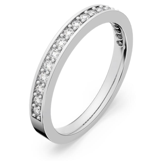 Matrix-ring, hvit, rhodiumbelagt Matrix-ring, hvit, rhodiumbelagt