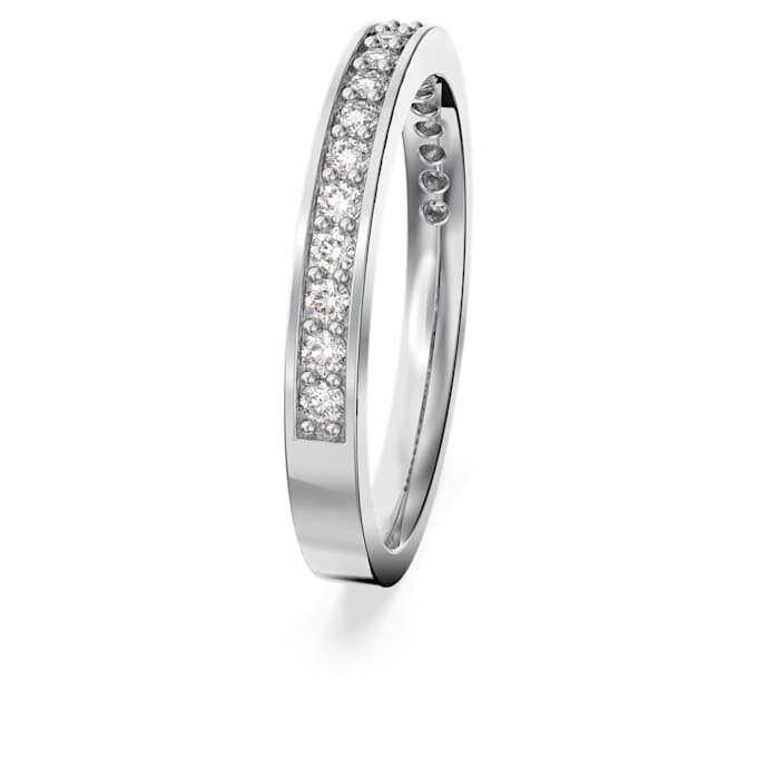 Matrix-ring, hvit, rhodiumbelagt Matrix-ring, hvit, rhodiumbelagt