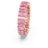 Matrix-ring med baguettesliping, rosa, rosagullbelagt Matrix-ring med baguettesliping, rosa, rosagullbelagt