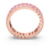 Matrix-ring med baguettesliping, rosa, rosagullbelagt Matrix-ring med baguettesliping, rosa, rosagullbelagt