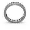 Matrix-ring med baguetteslipte steiner, grå, rutheniumbelagt Matrix-ring med baguetteslipte steiner, grå, rutheniumbelagt