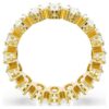 Matrix-ring med oval slipning, hvit, gullfarget Matrix-ring med oval slipning, hvit, gullfarget