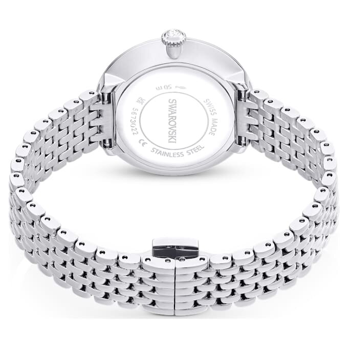 Matrix Tennis 7-Link-klokke, sveitsiskprodusert, metallarmbånd, sølvfarget, rustfritt stål Matrix Tennis 7-Link-klokke, sveitsiskprodusert, metallarmbånd, sølvfarget, rustfritt stål