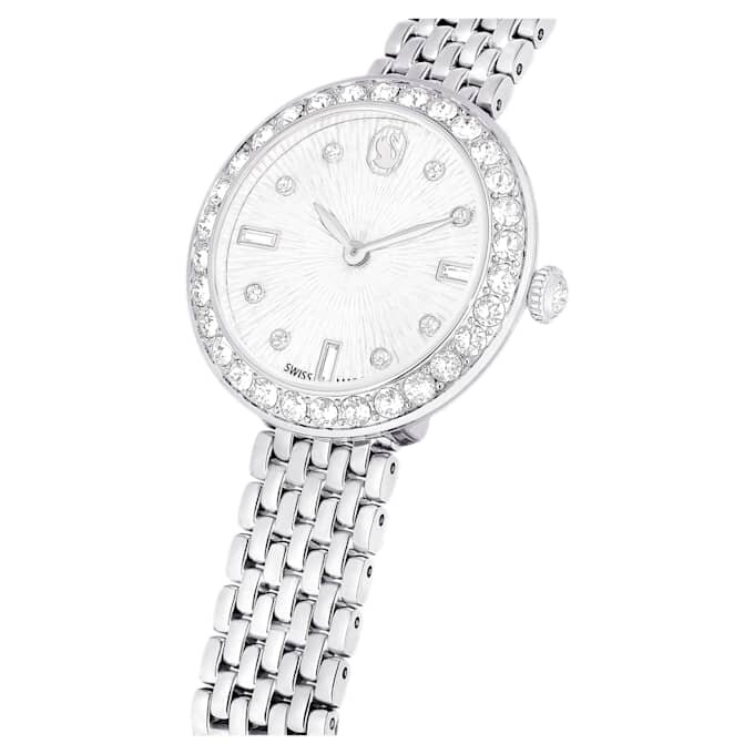 Matrix Tennis 7-Link-klokke, sveitsiskprodusert, metallarmbånd, sølvfarget, rustfritt stål Matrix Tennis 7-Link-klokke, sveitsiskprodusert, metallarmbånd, sølvfarget, rustfritt stål