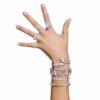 Una Angelic-ring, rundslipt, hvit, rhodiumbelagt Una Angelic-ring, rundslipt, hvit, rhodiumbelagt