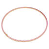 Matrix Tennis-halskjede, rundslipt, rosa, gullbelagt Matrix Tennis-halskjede, rundslipt, rosa, gullbelagt