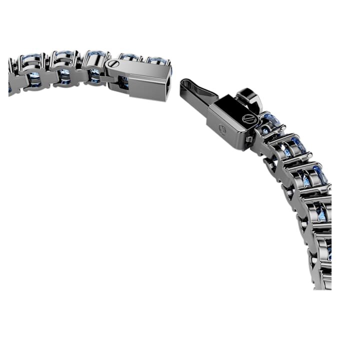 Matrix tennisarmbånd, rundslipt, blå, rutheniumbelagt Matrix tennisarmbånd, rundslipt, blå, rutheniumbelagt
