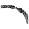 Matrix tennisarmbånd, rundslipt, grå, rutheniumbelagt Matrix tennisarmbånd, rundslipt, grå, rutheniumbelagt