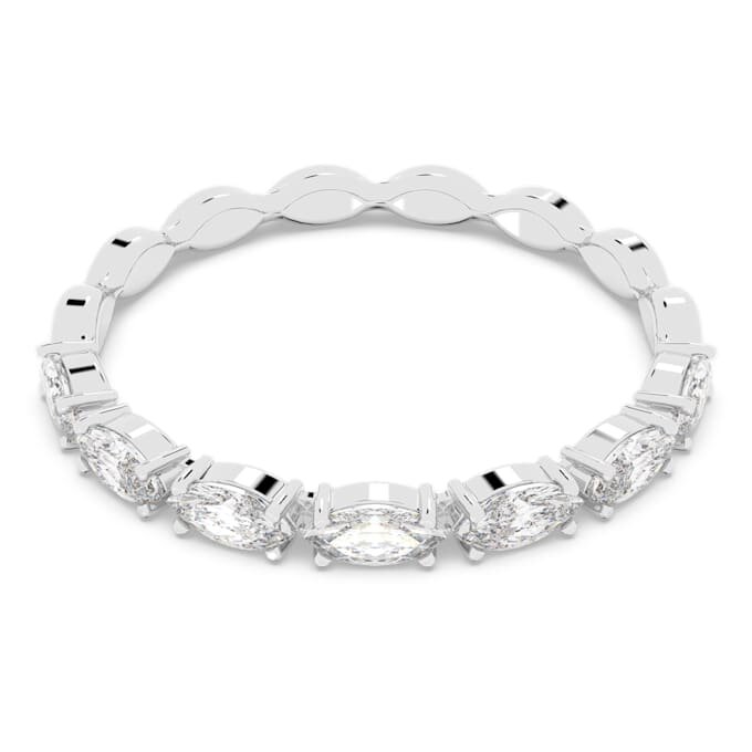 Matrix Vittore-ring, marquise-slipt, hvit, rhodiumbelagt Matrix Vittore-ring, marquise-slipt, hvit, rhodiumbelagt