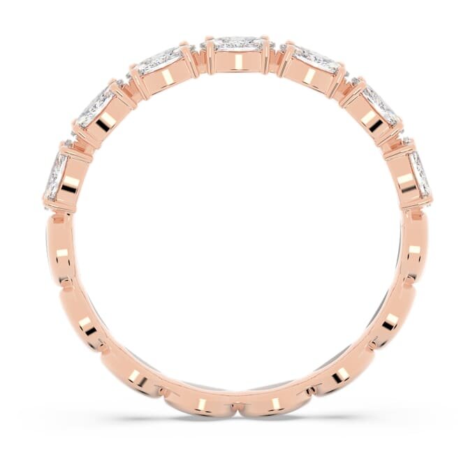 Matrix Vittore-ring med marquise-slipning, hvit, rosagullbelagt Matrix Vittore-ring med marquise-slipning, hvit, rosagullbelagt