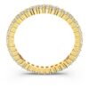 Matrix Vittore-ring, rundslipt, hvit, gullfarget finish Matrix Vittore-ring, rundslipt, hvit, gullfarget finish