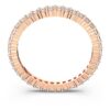 Matrix Vittore-ring, rundslipt, hvit, rosagullbelagt Matrix Vittore-ring, rundslipt, hvit, rosagullbelagt