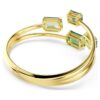 Millenia-armbånd med åttekantet slipeform, grønn, gullfarget belagt Millenia-armbånd med åttekantet slipeform, grønn, gullfarget belagt