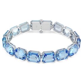 Millenia-armbånd med åttekantet sliping, fargegradient, blått, rhodiumbelagt Millenia-armbånd med åttekantet sliping, fargegradient, blått, rhodiumbelagt