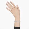 Millenia-armbånd med åttekantet sliping, hvitt, rhodiumbelagt Millenia-armbånd med åttekantet sliping, hvitt, rhodiumbelagt