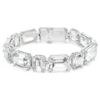 Millenia-armbånd med åttekantet sliping, hvitt, rhodiumbelagt Millenia-armbånd med åttekantet sliping, hvitt, rhodiumbelagt