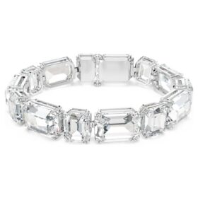 Millenia-armbånd med åttekantet sliping, hvitt, rhodiumbelagt Millenia-armbånd med åttekantet sliping, hvitt, rhodiumbelagt