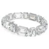 Millenia-armbånd med åttekantet sliping, hvitt, rhodiumbelagt Millenia-armbånd med åttekantet sliping, hvitt, rhodiumbelagt