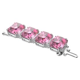 Millenia forlenger med åttekantet sliping, rosa, rhodiumbelagt