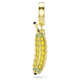 Minions-banan-smykke med pavé, gul, gullbelagt