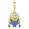 Minions Bob-smykke med pavé, flerfarget, gullbelagt Minions Bob-smykke med pavé, flerfarget, gullbelagt