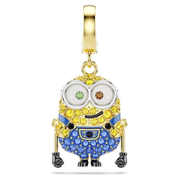 Minions Bob-smykke med pavé, flerfarget, gullbelagt Minions Bob-smykke med pavé, flerfarget, gullbelagt