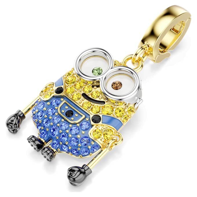 Minions Bob-smykke med pavé, flerfarget, gullbelagt Minions Bob-smykke med pavé, flerfarget, gullbelagt