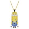 Minions Kevin-anheng med pavé, flerfarget, gullbelagt