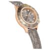 Octea Chrono-klokke, sveitsiskprodusert, lærrem, grå, rosagullfarget finish Octea Chrono-klokke, sveitsiskprodusert, lærrem, grå, rosagullfarget finish