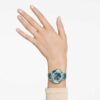 Octea Chrono-klokke, sveitsiskprodusert, lærrem, grønn, rosagullfarget finish Octea Chrono-klokke, sveitsiskprodusert, lærrem, grønn, rosagullfarget finish