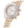 Octea Chrono-klokke, sveitsiskprodusert, metallarmbånd, gullfarget, champagnegullfarget finish Octea Chrono-klokke, sveitsiskprodusert, metallarmbånd, gullfarget, champagnegullfarget finish