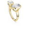 Oktagonal ring med laboratoriedyrkede diamanter, totalt 4,10 karat, oktagonal form, 18K gult gull Oktagonal ring med laboratoriedyrkede diamanter, totalt 4,10 karat, oktagonal form, 18K gult gull