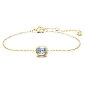 Oktagonarmbånd med laboratoriedyrkede diamanter på totalt 0,5 karat, oktagonform, 14K gult gull Oktagonarmbånd med laboratoriedyrkede diamanter på totalt 0,5 karat, oktagonform, 14K gult gull