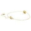 Oktagonarmbånd med laboratoriedyrkede diamanter på totalt 0,5 karat, oktagonform, 14K gult gull Oktagonarmbånd med laboratoriedyrkede diamanter på totalt 0,5 karat, oktagonform, 14K gult gull