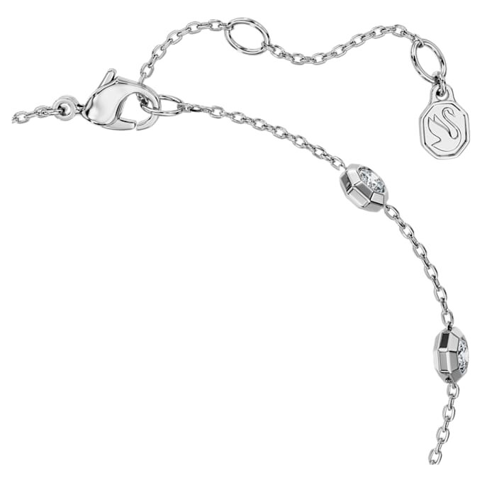 Oktagonarmbånd med laboratoriedyrkede diamanter på totalt 0,8 karat, rund form, sterlingsølv Oktagonarmbånd med laboratoriedyrkede diamanter på totalt 0,8 karat, rund form, sterlingsølv