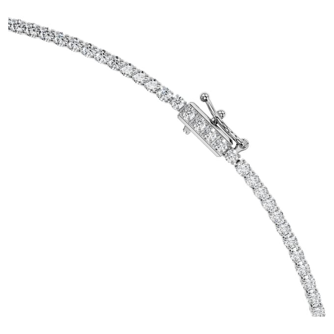 Oktagonhalskjede med laboratoriedyrkede diamanter, 37,70 karat totalt, oktagonform, 18K hvitt gull Oktagonhalskjede med laboratoriedyrkede diamanter, 37,70 karat totalt, oktagonform, 18K hvitt gull