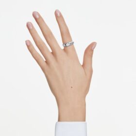 Oktagonring med laboratoriedyrkede diamanter på totalt 1,0 karat, oktagonform, 14K hvitt gull Oktagonring med laboratoriedyrkede diamanter på totalt 1,0 karat, oktagonform, 14K hvitt gull