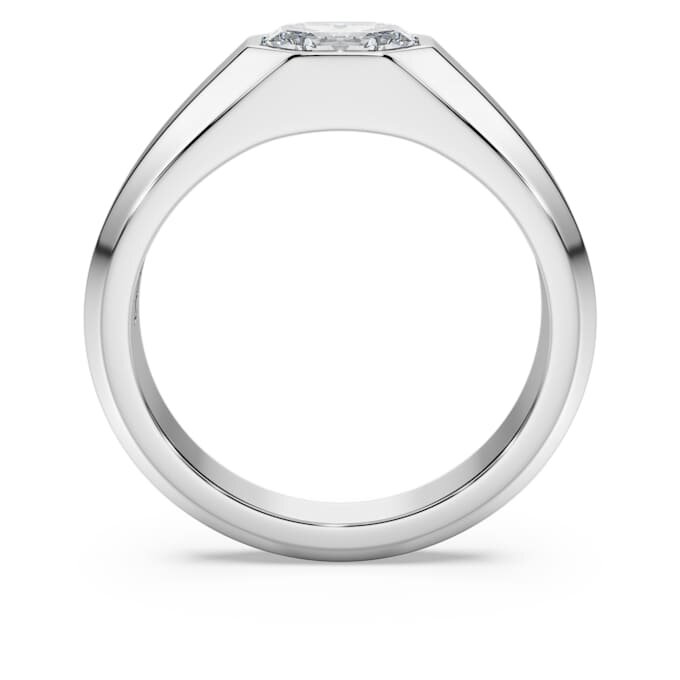Oktagonring med laboratoriedyrkede diamanter på totalt 1,0 karat, oktagonform, 14K hvitt gull Oktagonring med laboratoriedyrkede diamanter på totalt 1,0 karat, oktagonform, 14K hvitt gull