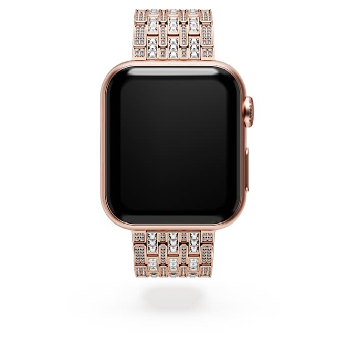 Princess-rem til Apple Watch® 40 mm og 41 mm, rosagullfarget, rosagullfarget finish Princess-rem til Apple Watch® 40 mm og 41 mm, rosagullfarget, rosagullfarget finish