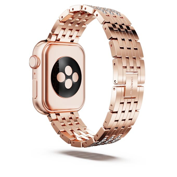 Princess-rem til Apple Watch® 40 mm og 41 mm, rosagullfarget, rosagullfarget finish Princess-rem til Apple Watch® 40 mm og 41 mm, rosagullfarget, rosagullfarget finish