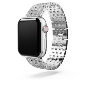Princess-rem til Apple Watch® 40 mm og 41 mm, sølvfarget, rustfritt stål