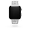 Princess-rem til Apple Watch® 40 mm og 41 mm, sølvfarget, rustfritt stål Princess-rem til Apple Watch® 40 mm og 41 mm, sølvfarget, rustfritt stål