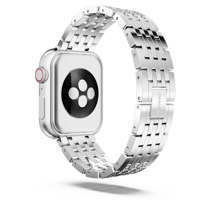 Princess-rem til Apple Watch® 40 mm og 41 mm, sølvfarget, rustfritt stål Princess-rem til Apple Watch® 40 mm og 41 mm, sølvfarget, rustfritt stål