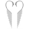 Ørecuffer fra Vienna Collection – Svanen, hvit, rutheniumbelagt Ørecuffer fra Vienna Collection – Svanen, hvit, rutheniumbelagt